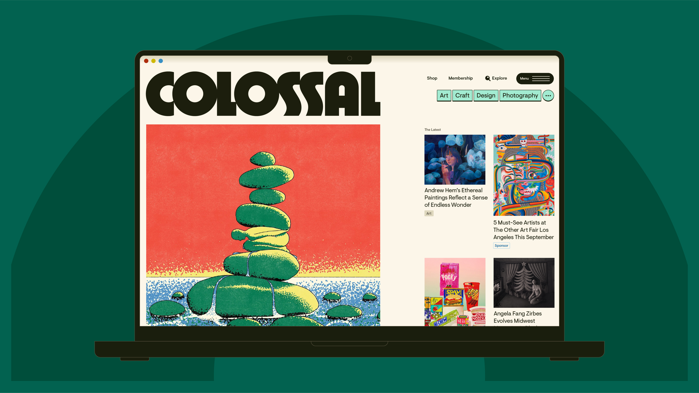 Colossal Brand Identity + Web Design | Firebelly
