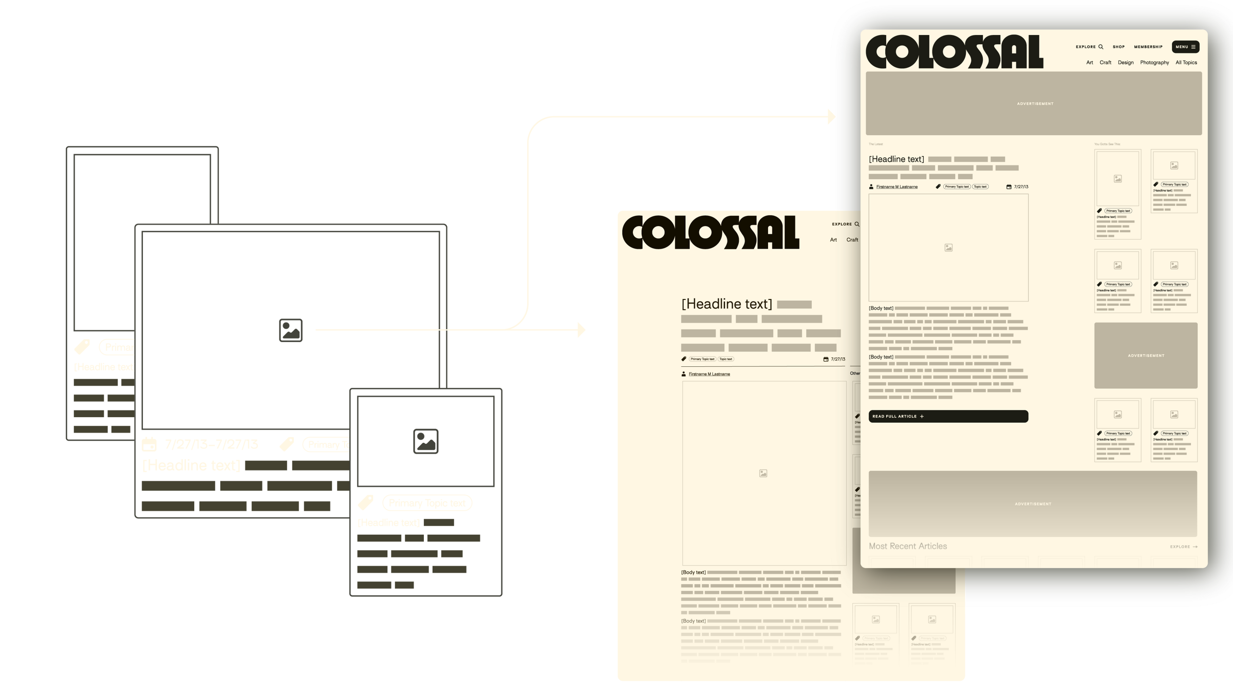 Colossal Brand Identity + Web Design | Firebelly