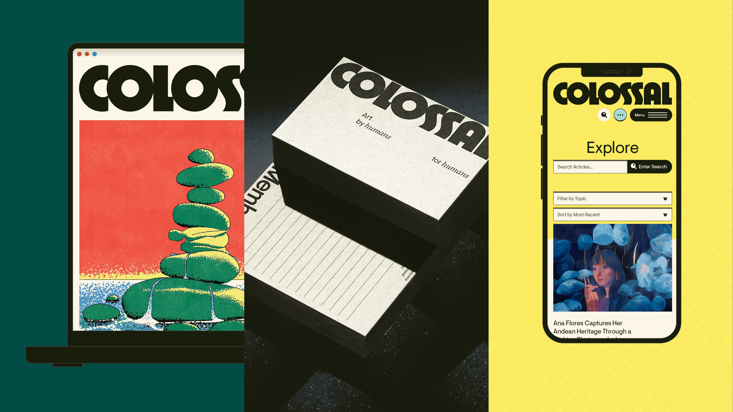 Colossal Label Colossal Brand Identity + Web Design | Firebelly