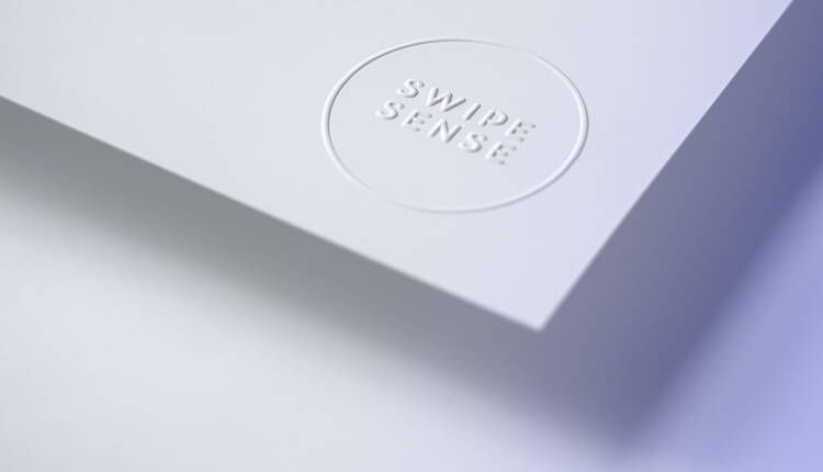 Swipe Sense Embossed Logo Detail